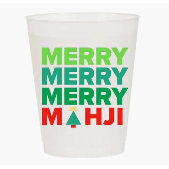 “Merry Merry Merry Mahji” Cups