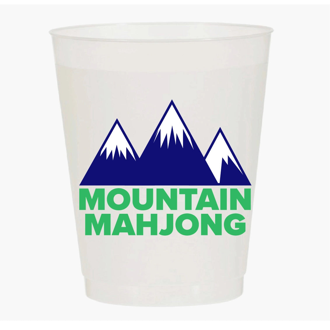 "Mountain Mahjong” Cups