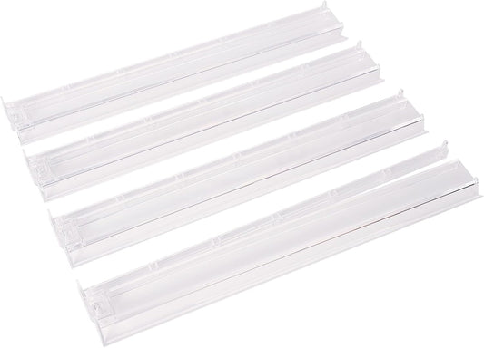 Clear Acrylic Tile Racks with Pushers (set of 4)